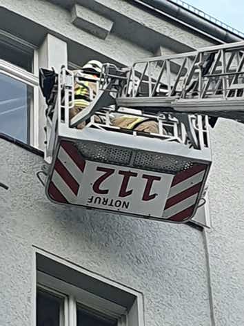 Rettungskorb einer Drehleiter