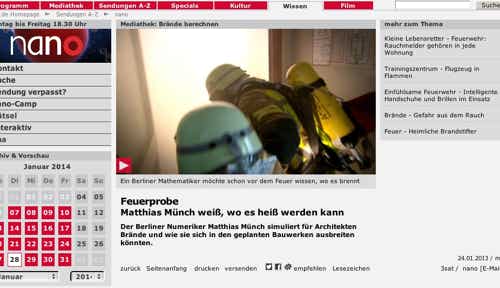 Webseite Sendetermin