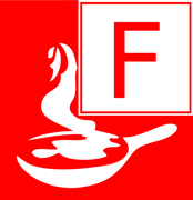 Symbol Brandklasse F