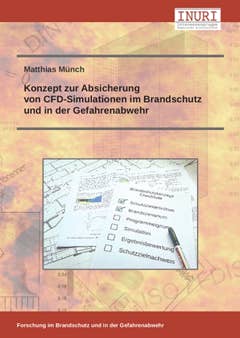 Cover Fachbuch Konzept zur Absicherung von CFD-Simulationen im Brandschutz und der Gefahrenabwehr